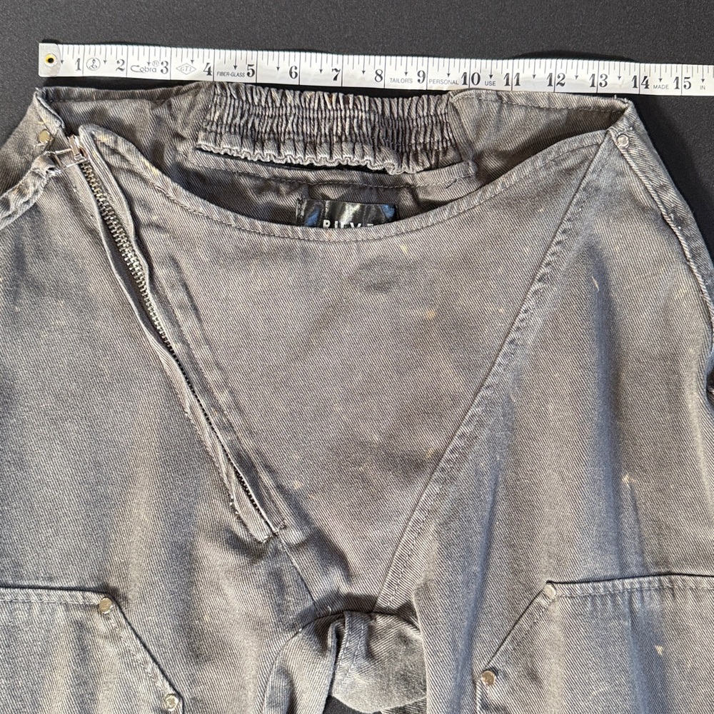 RUVE Korl Wide Leg Cargo Jeans ~ M - Picture 11 of 13